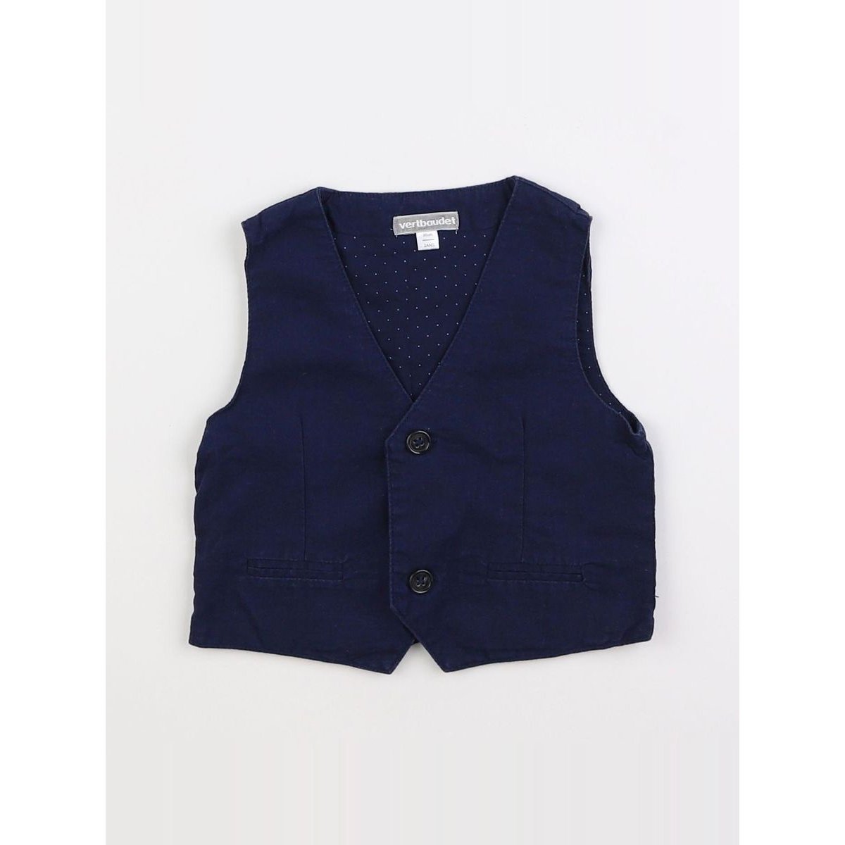 Gilet - Etat satisfaisant bleu, VERTBAUDET