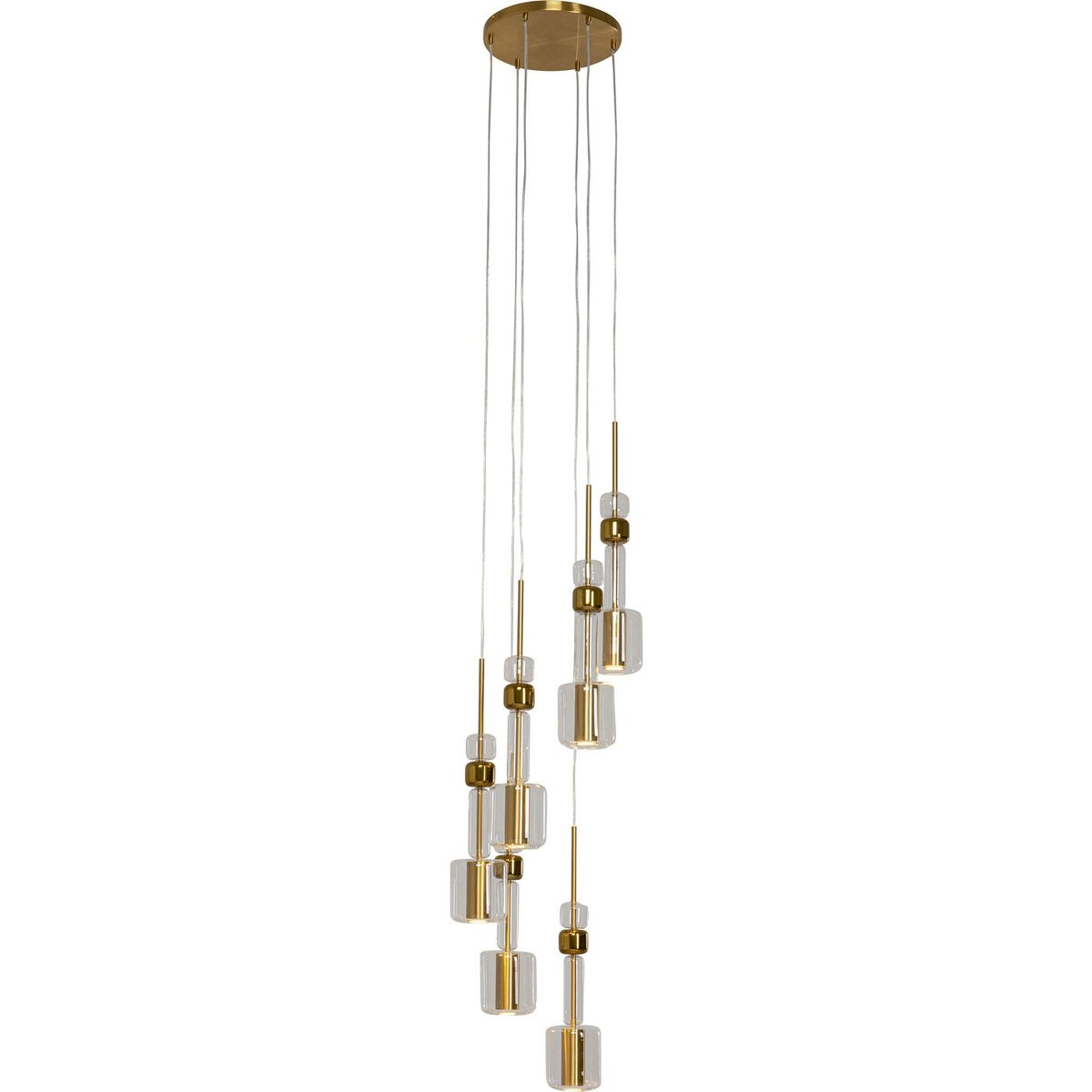 Suspension en verre et acier, CANDY BAR or, KARE DESIGN