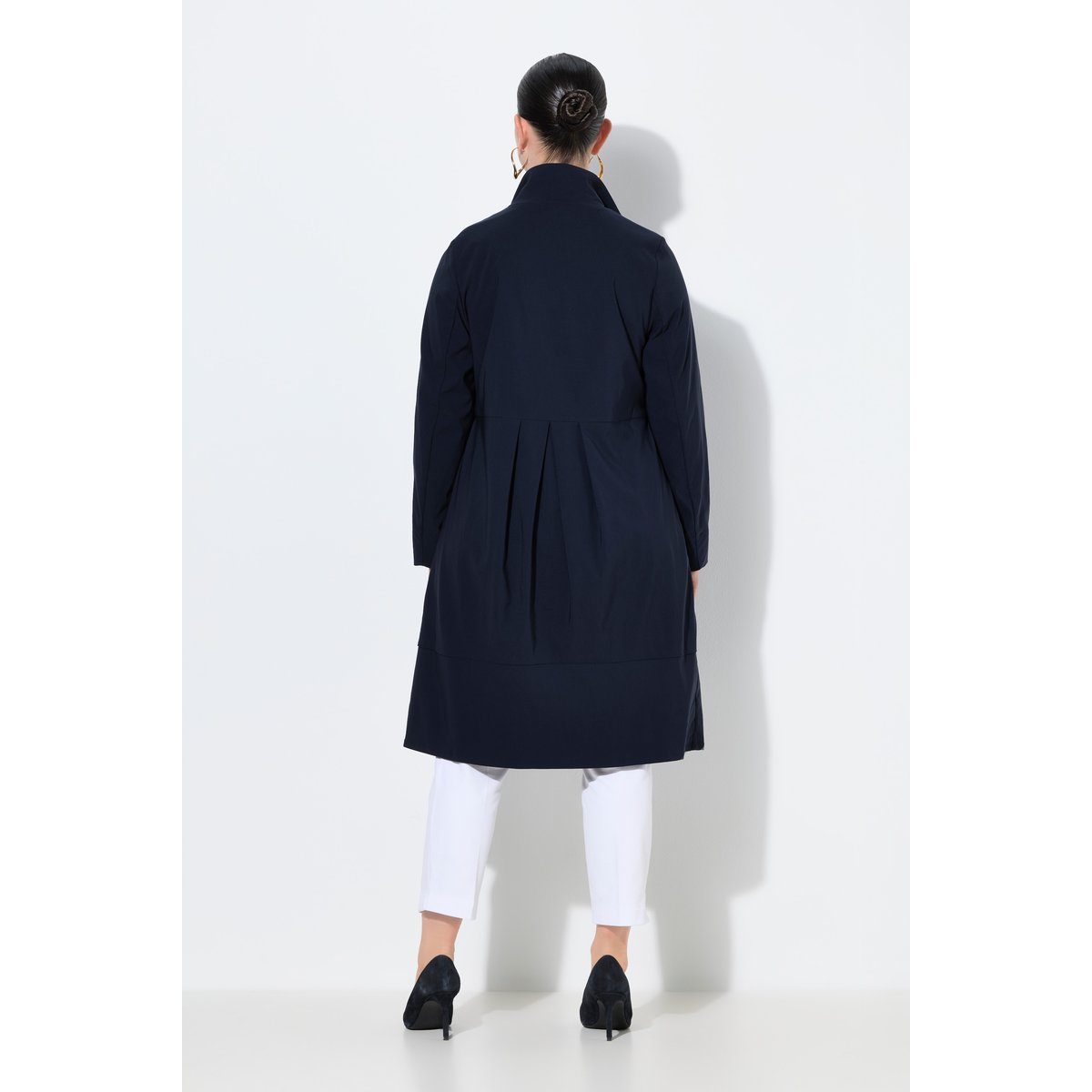 Manteau en tissu bengaline extensible marine foncé, ULLA POPKEN