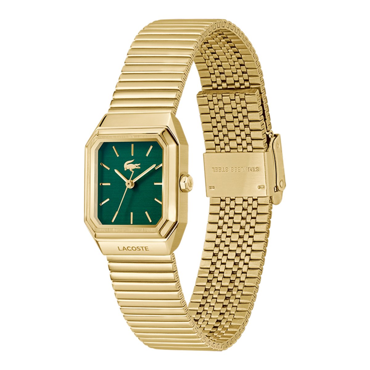 Montre Analogique RENE doré vert doré, LACOSTE