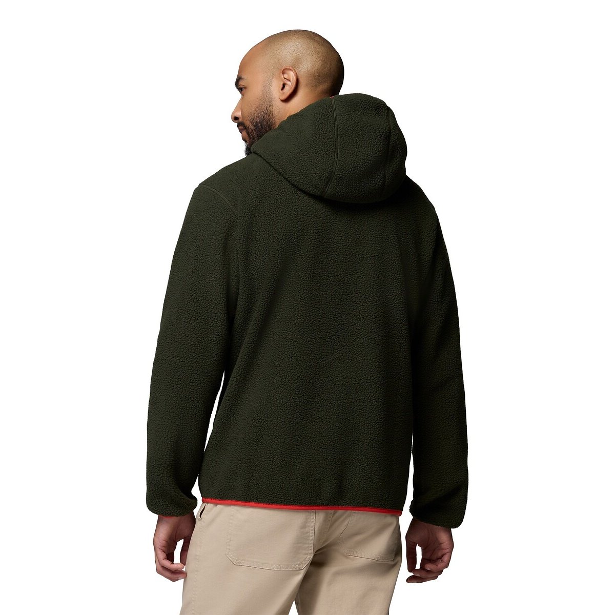 Fleece met halve knoopsluiting en kap Columbia Helvetia™ donkergroen, COLUMBIA