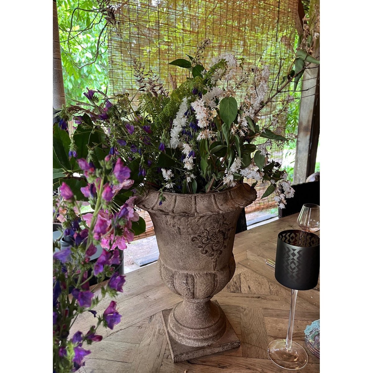 Vase décoratif en magnésie - VICTORIA beige, MATHI DESIGN