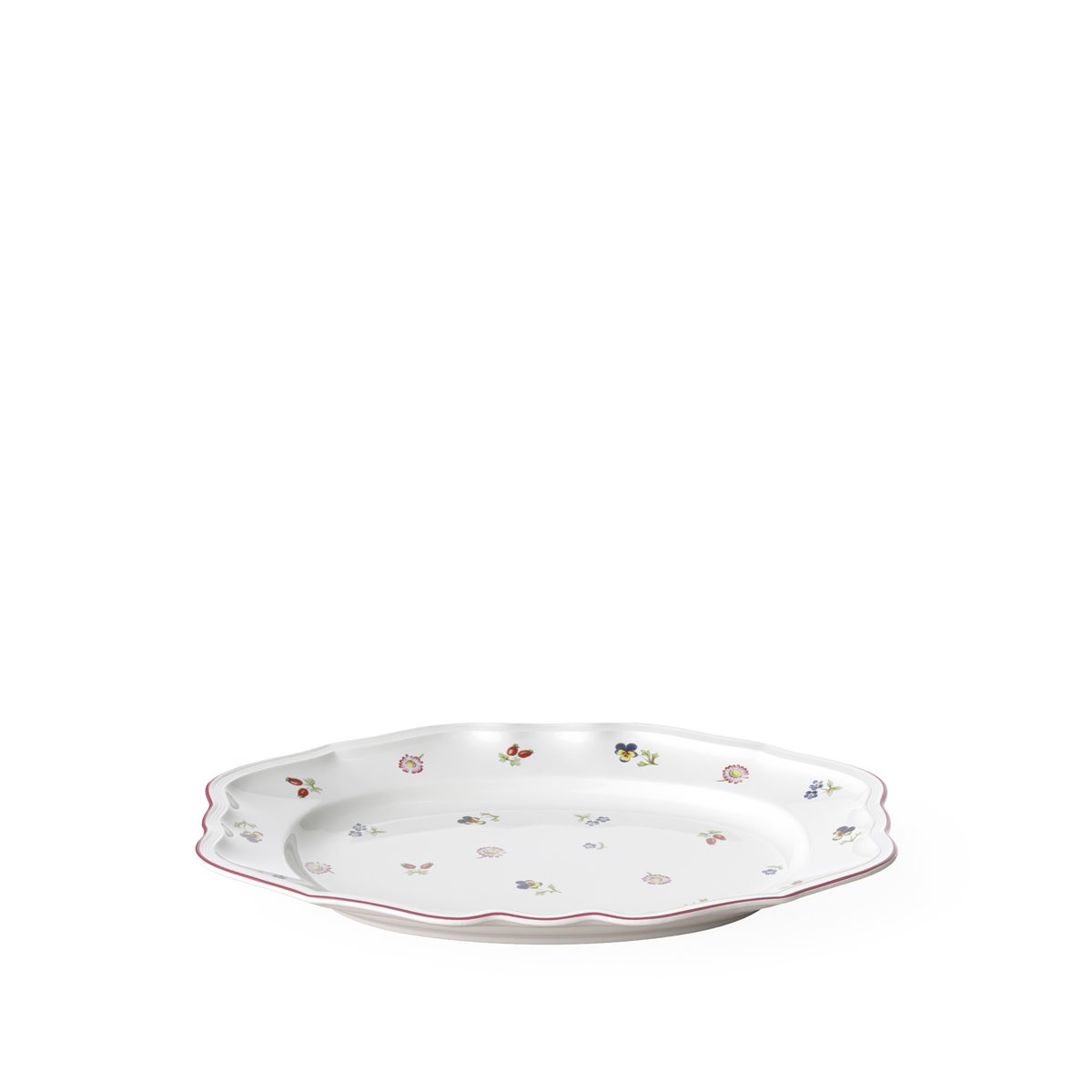 Plat De Service Ovale PETITE FLEUR blanc, VILLEROY & BOCH