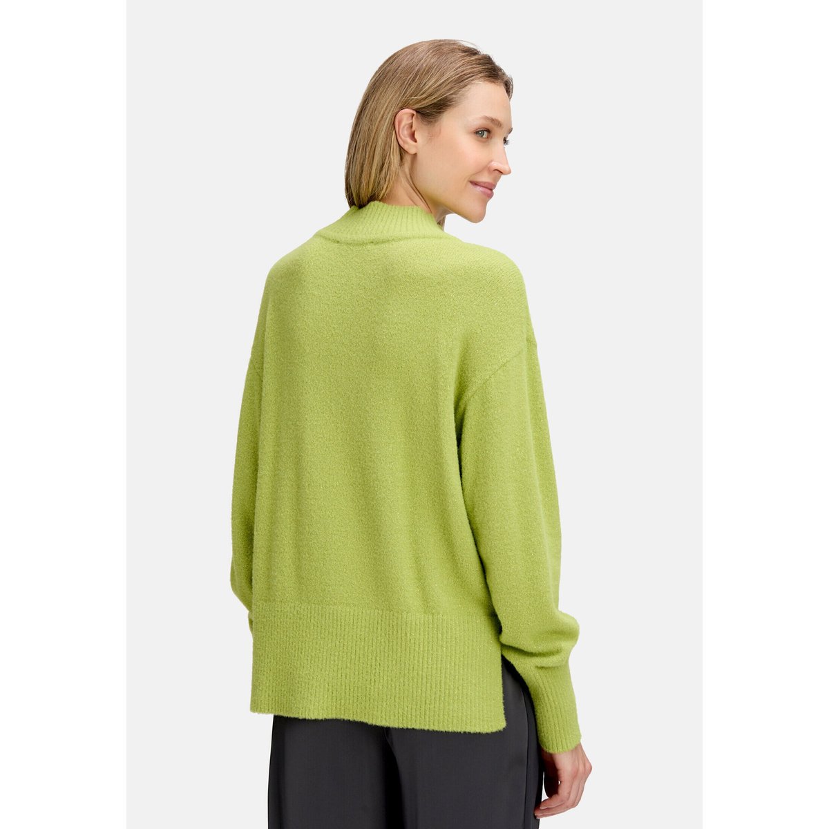 Pull-over en maille à fils de fil textile fresh moss, BETTY BARCLAY