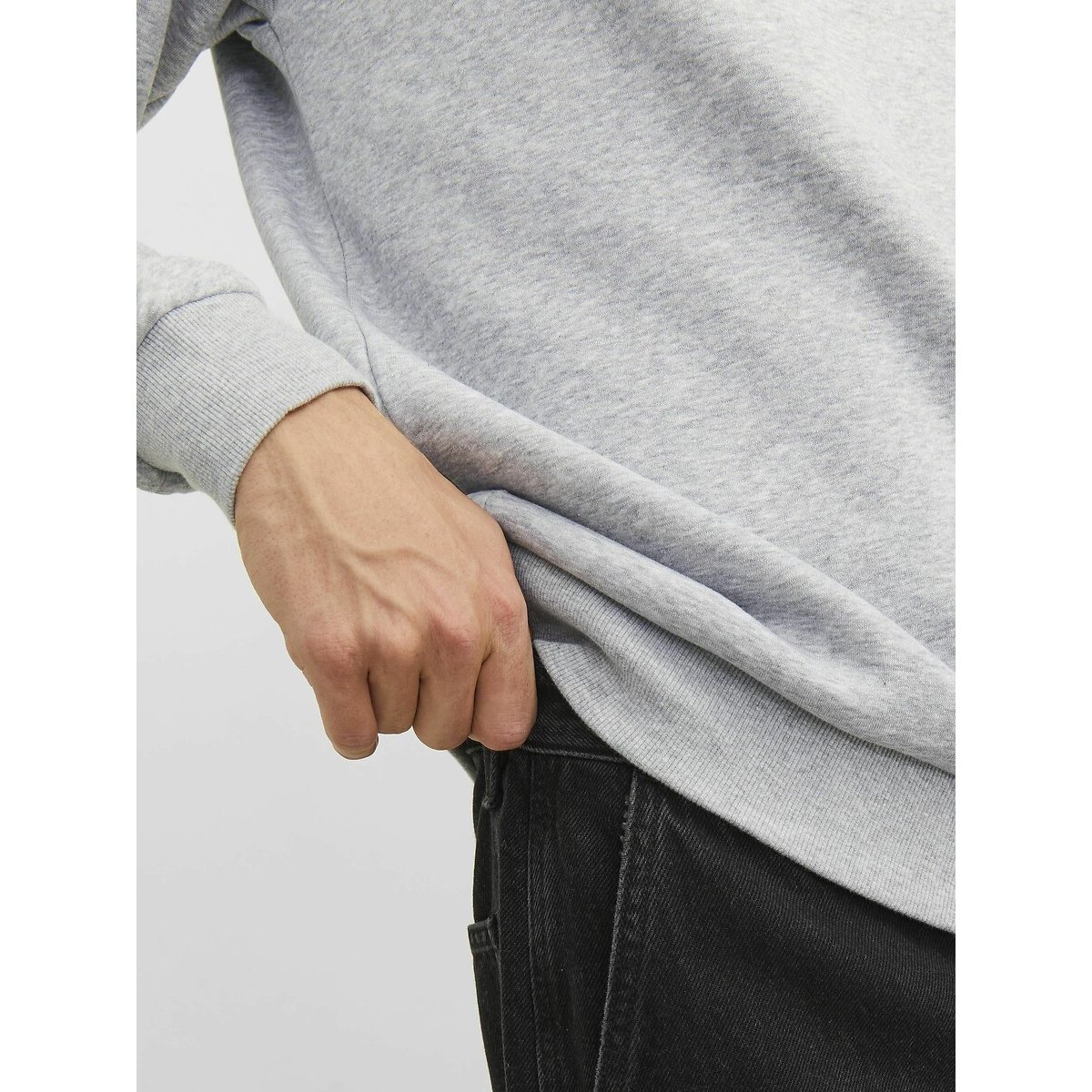 Crew Neck Sweatshirt light grey, JACK & JONES