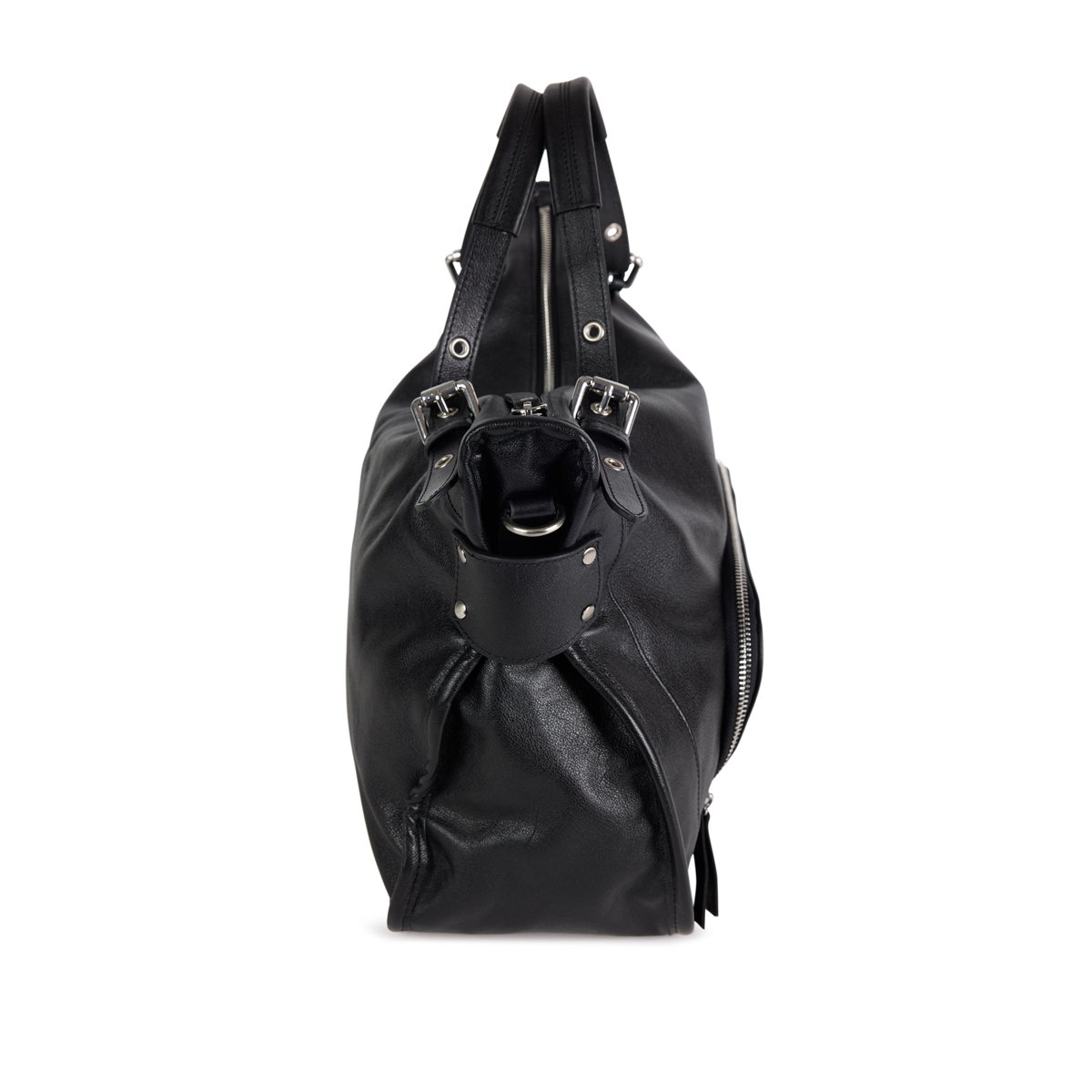 Sac à main en cuir MEGHAN noir, NAT & NIN