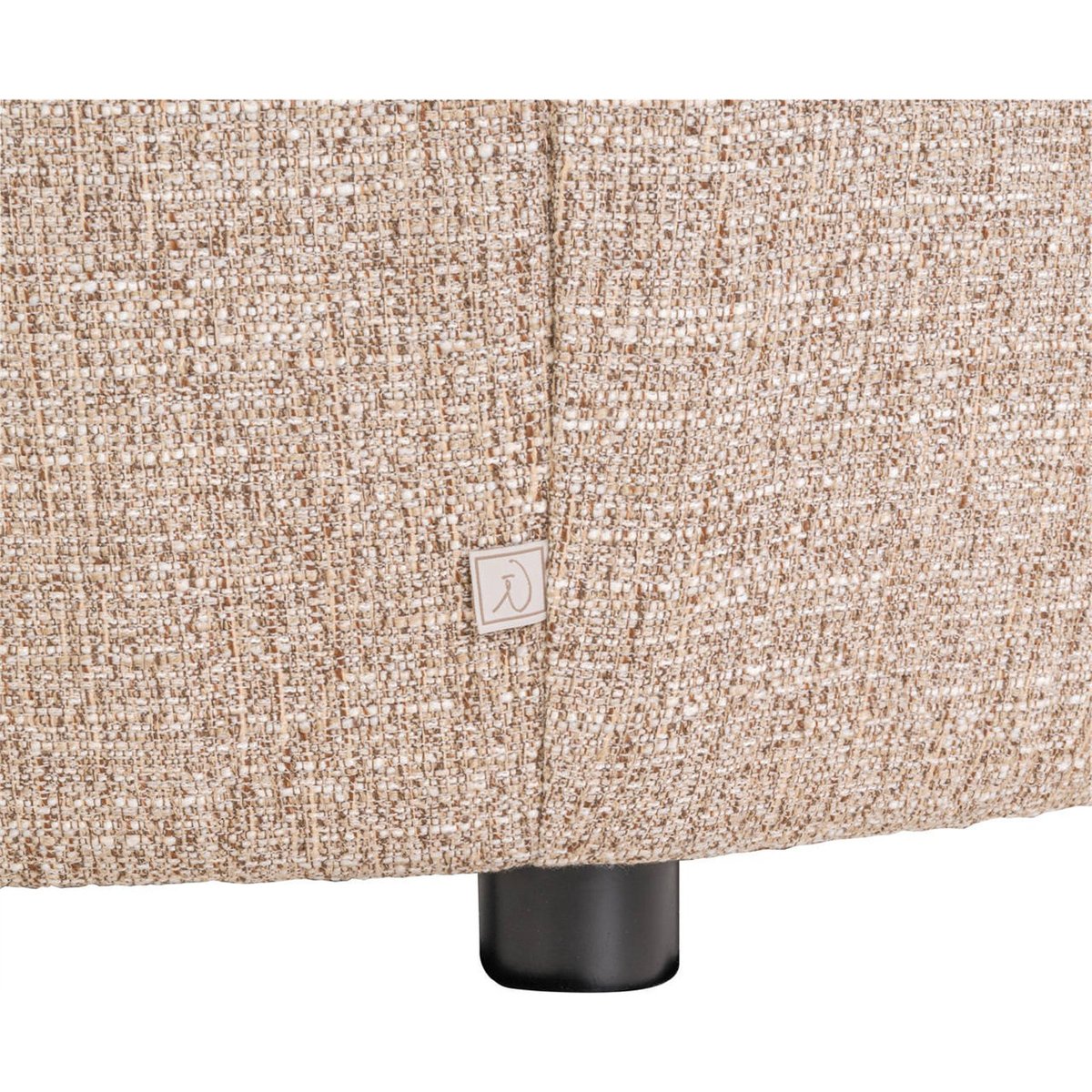 Fauteuil lounge en tweed sable tweed, RECOLLECTION