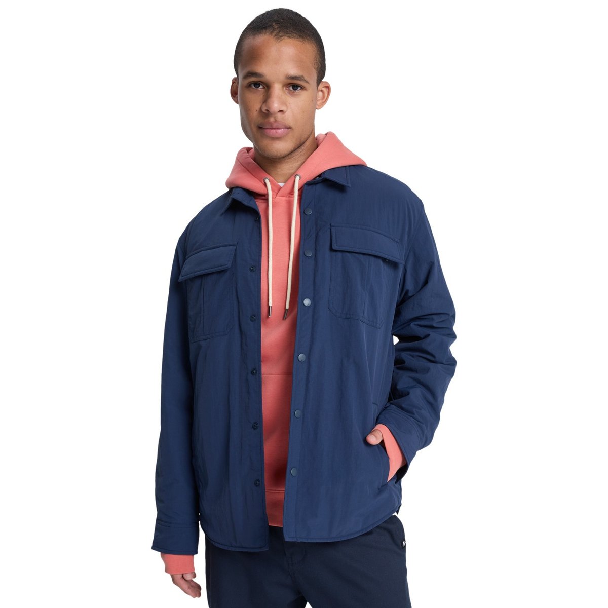 Surchemise isolante COLD SNAP bleu dark navy, QUIKSILVER
