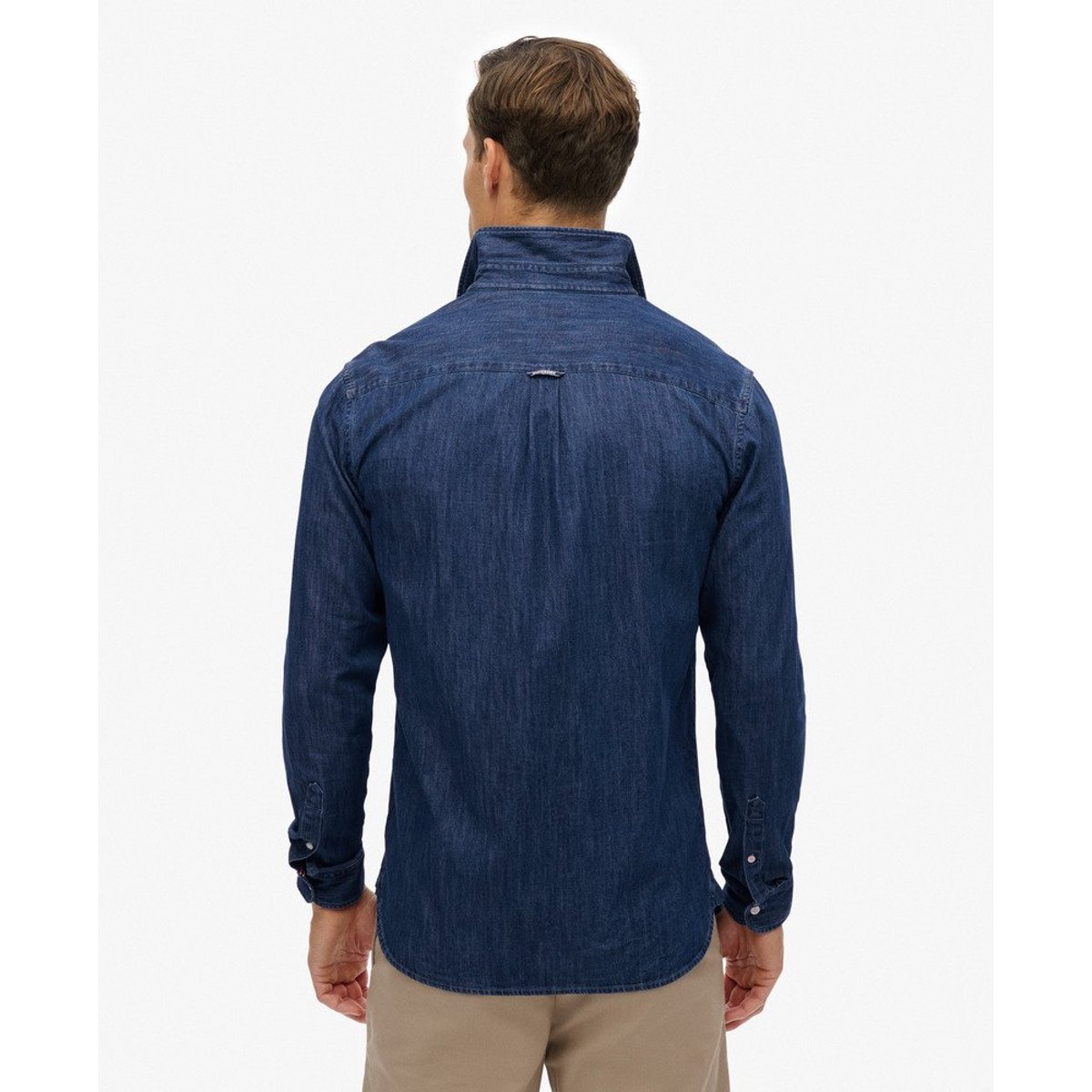 Chemise en jean à manches longues Essential brut, SUPERDRY