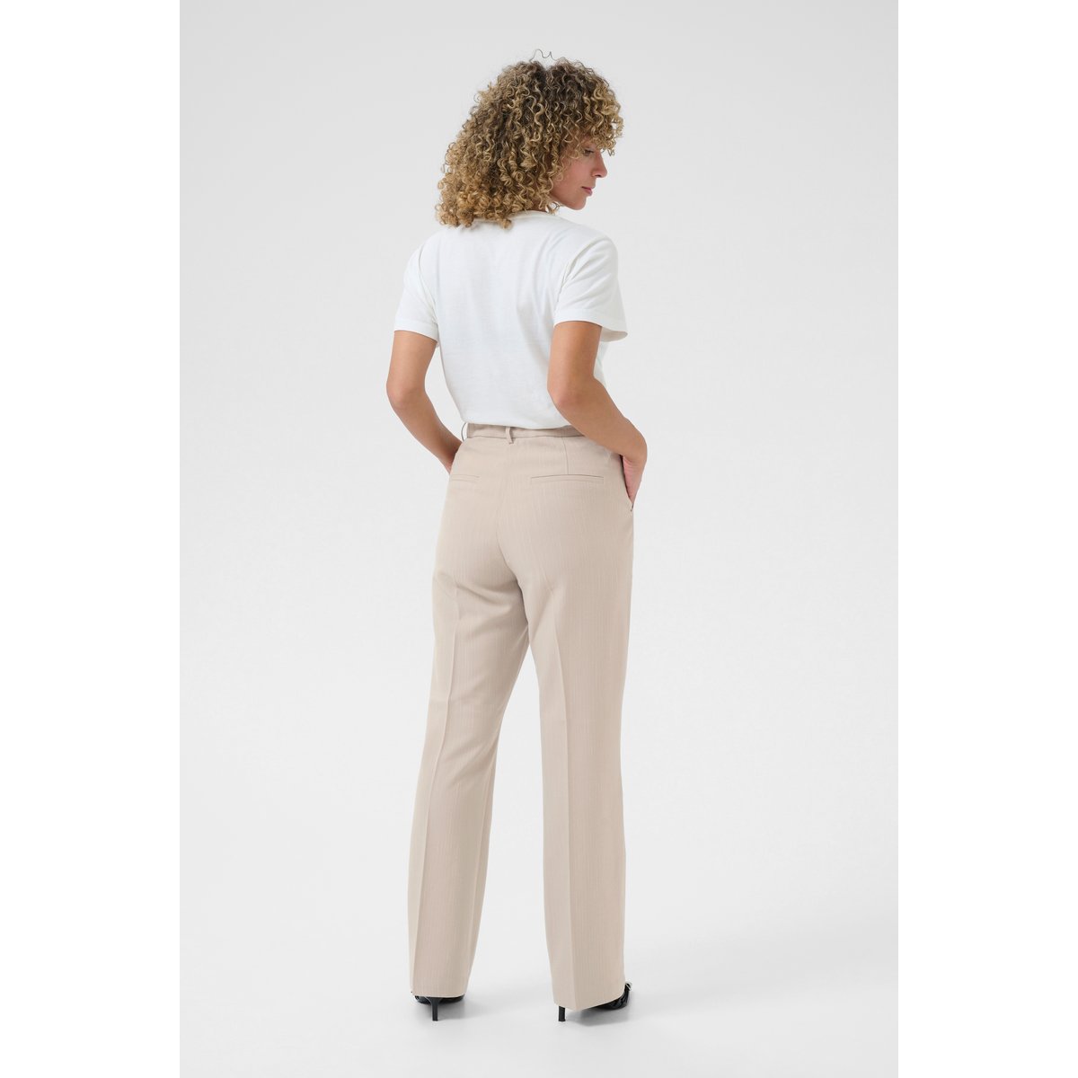 Pants Suiting gris string, CREAM