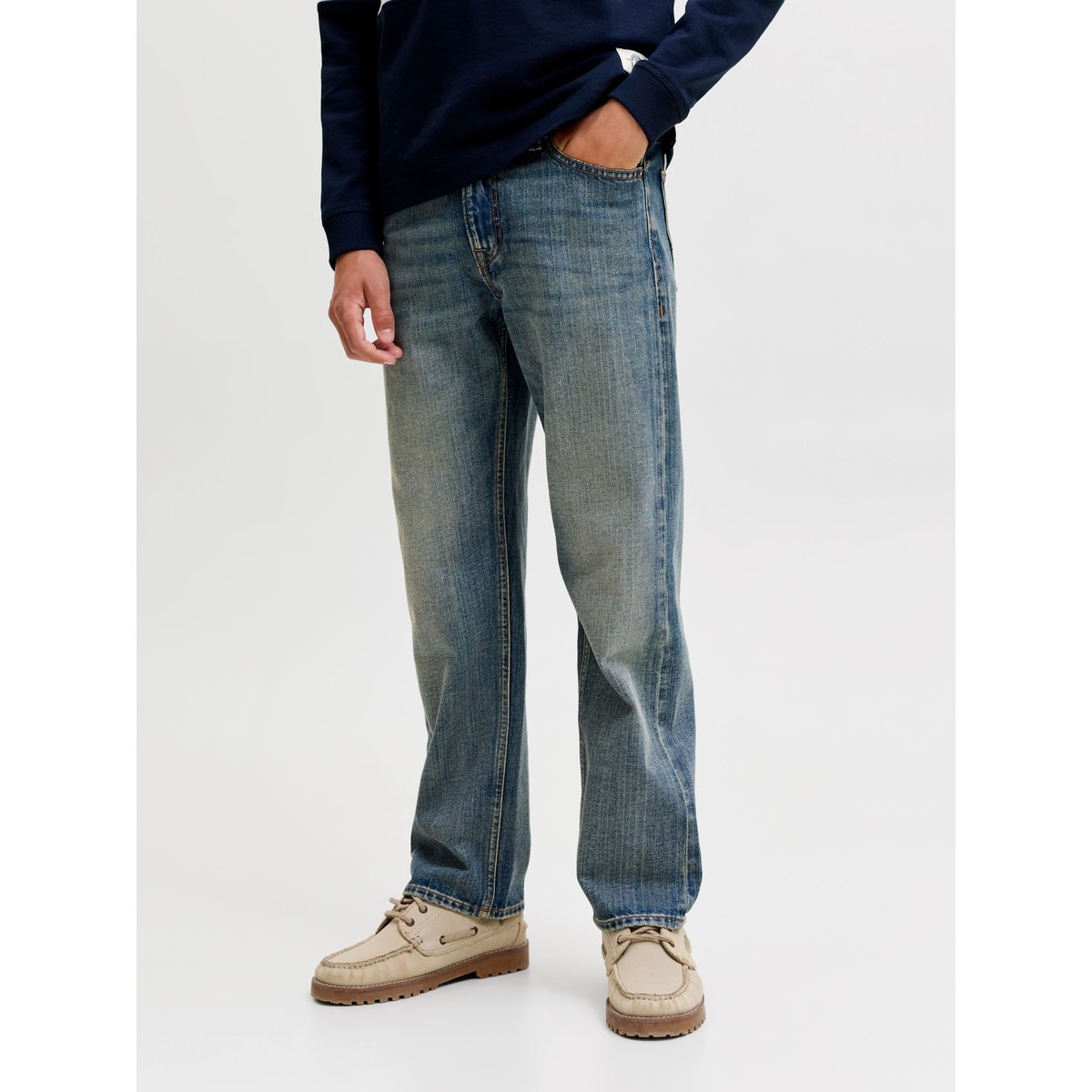 Jean Coupe Décontractée blue denim, JACK & JONES JUNIOR