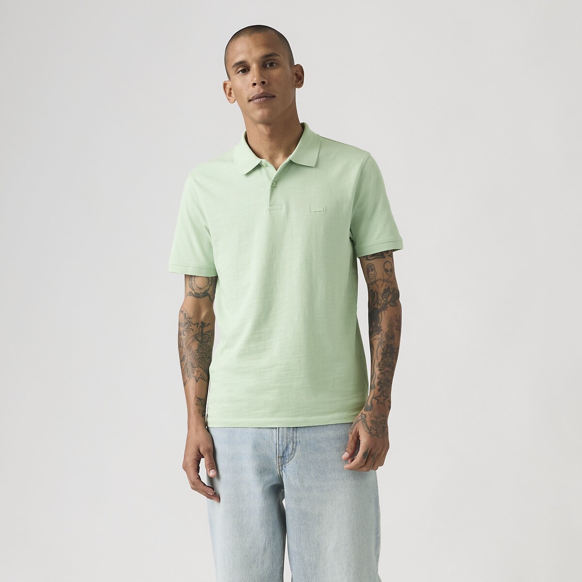 Polo manches courtes slim housemark vert d'eau, LEVI'S