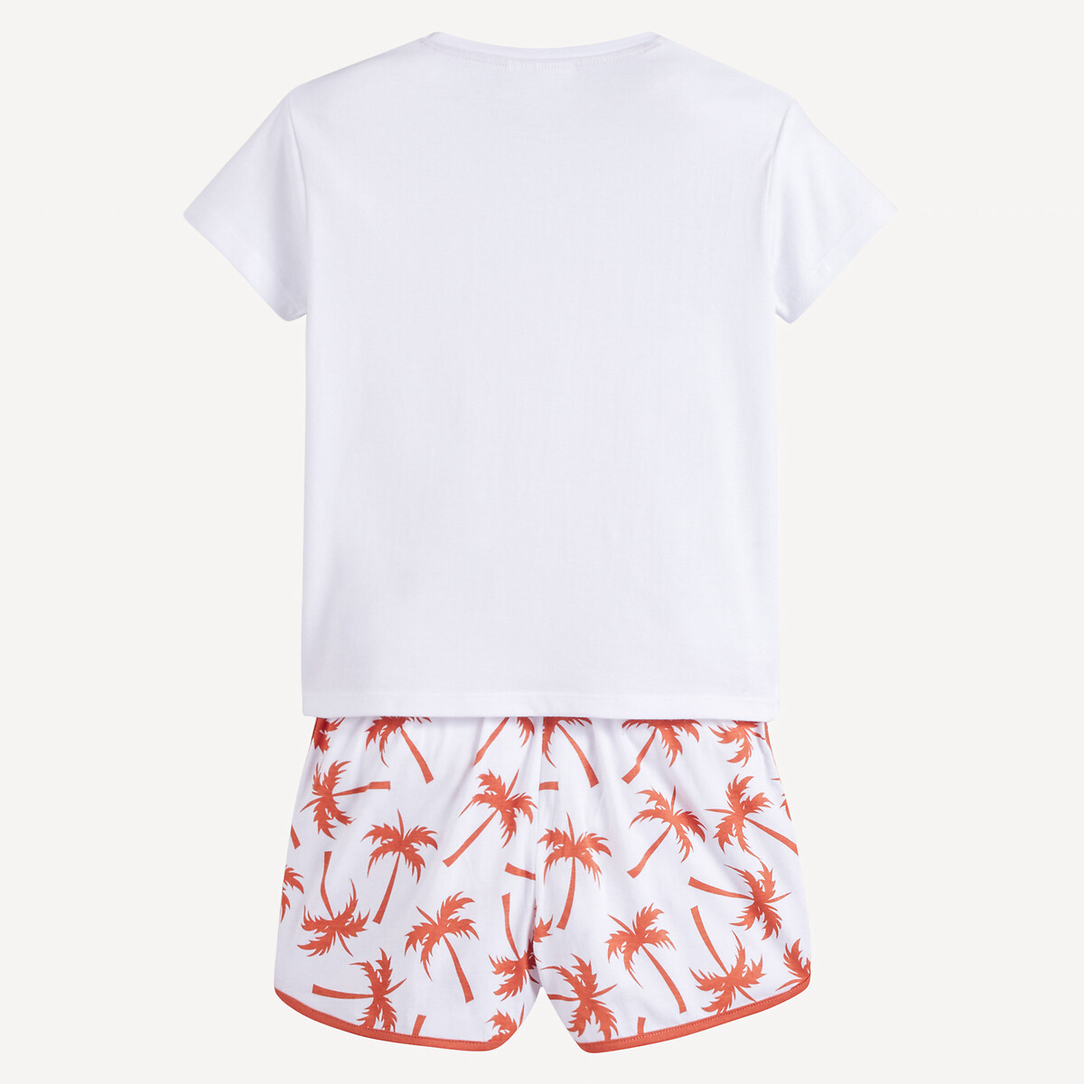 Pyjashort Vaiana ecru/terracotta, VAIANA