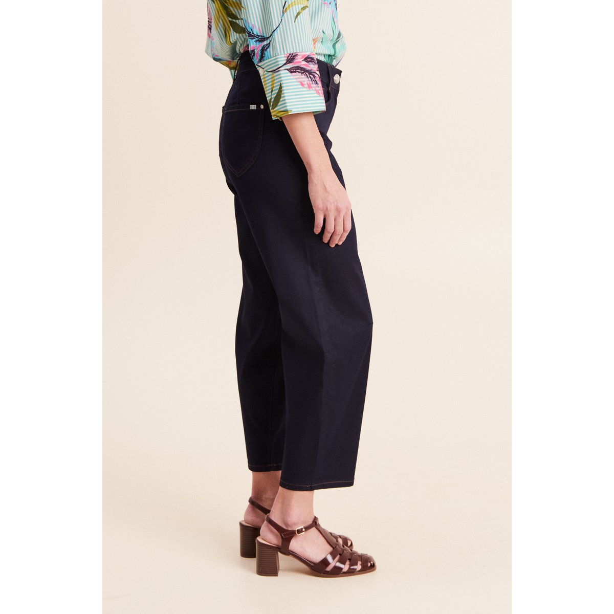 Pantalon magique Le Léger coupe barrel denim brut, BREAL