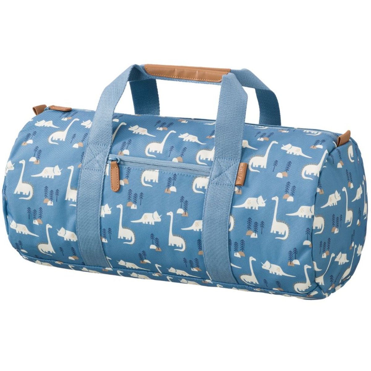 Sac week-end bleu, beige, marron, FRESK