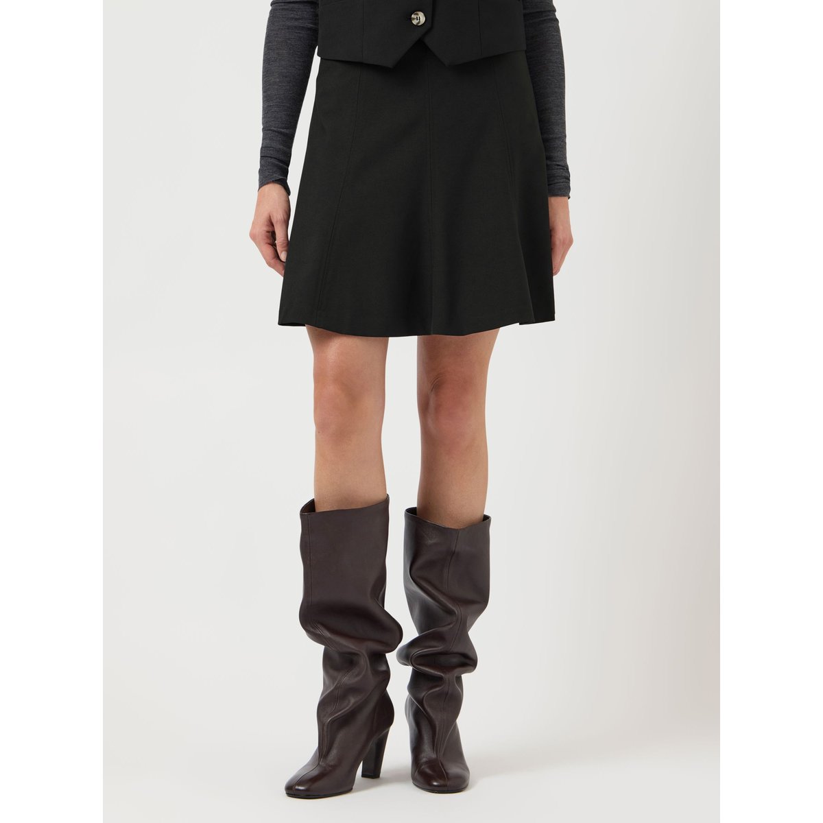 Mini-Jupe black, YAS