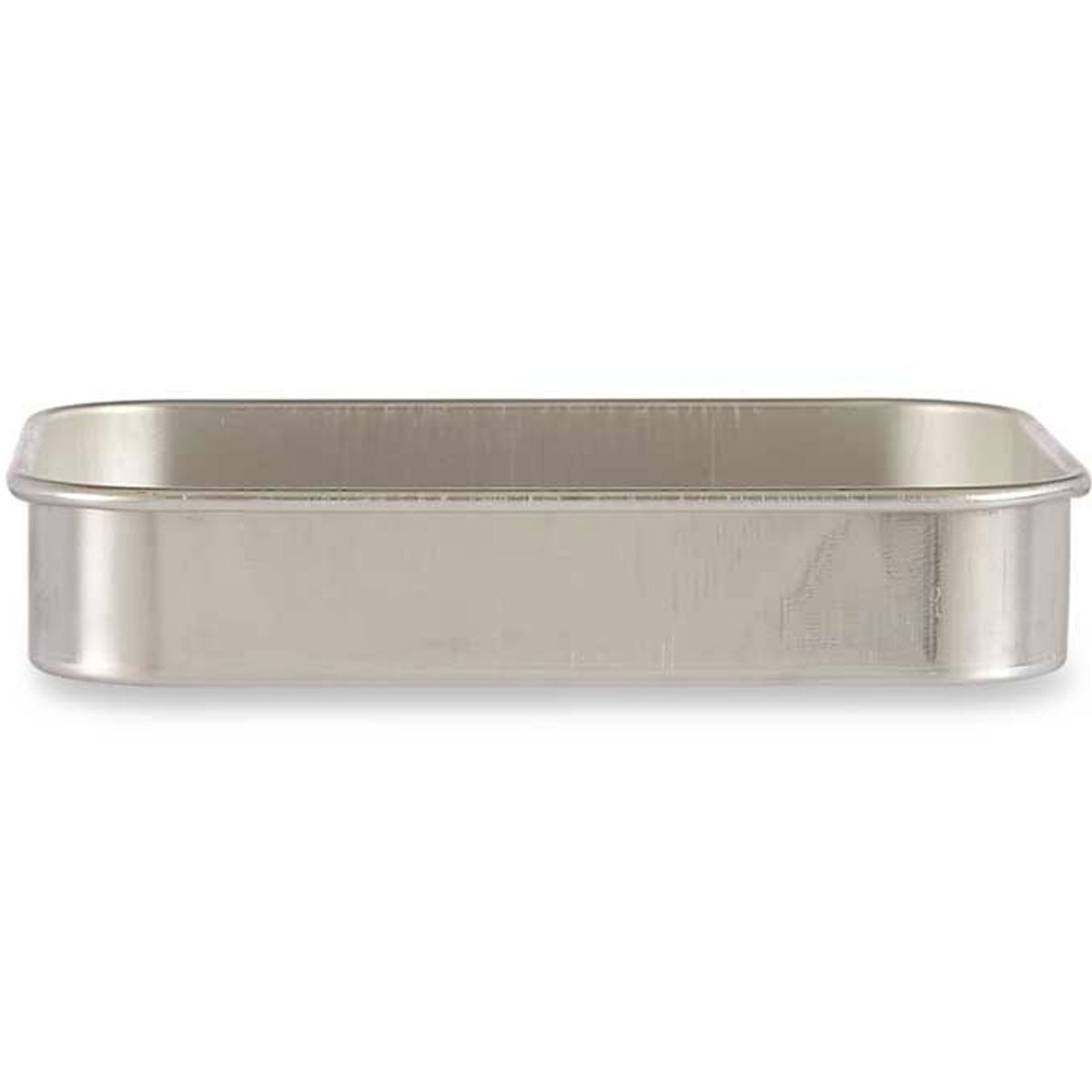 Plat à rôtir aluminium - 25x18x5cm chrome/inox, WADIGA