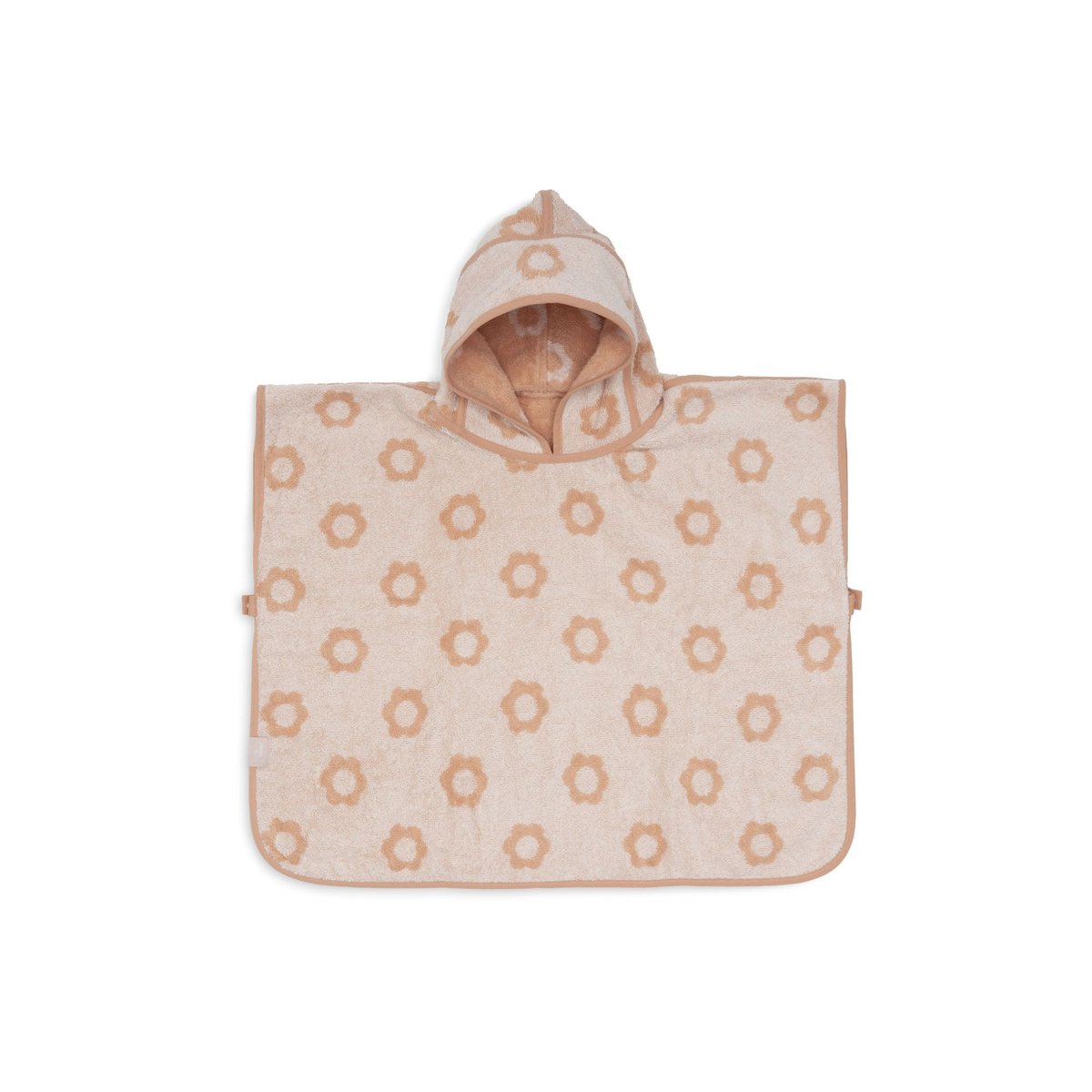 Poncho de bain en éponge rose flower, JOLLEIN