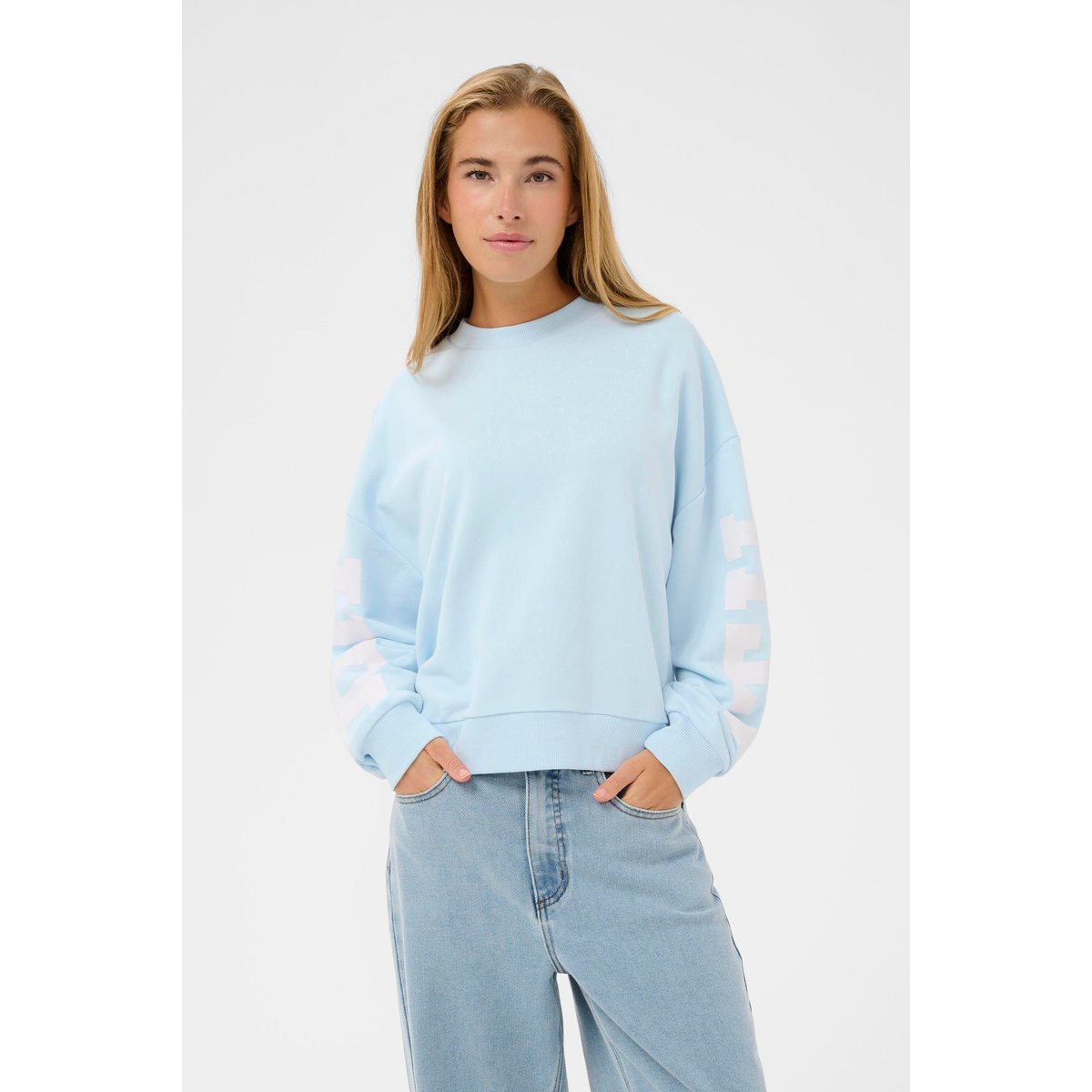 Sweatshirt bleu nantucket breeze, KAFFE