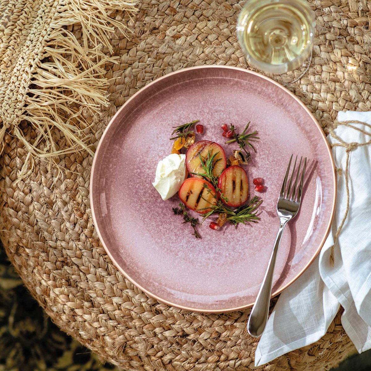 Assiette PERLEMOR rose pâle, LIKE. BY VILLEROY & BOCH