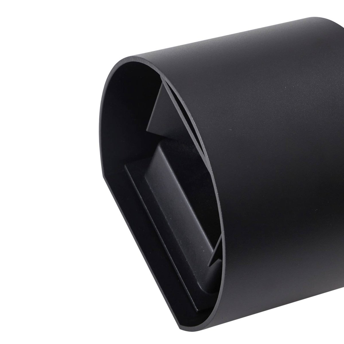 Applique extérieure en métal moderneLED noir, LINDBY