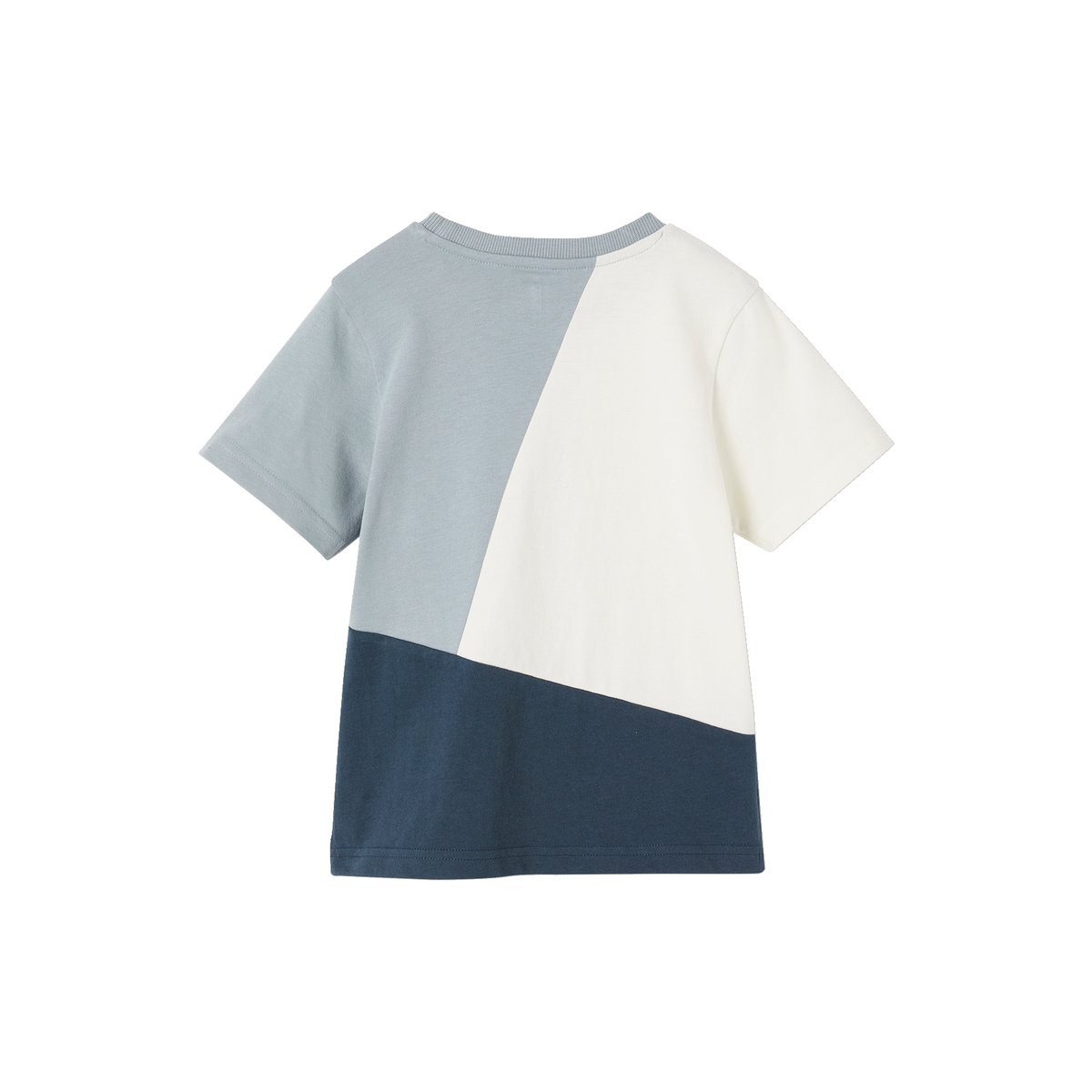 T-shirt sport colorblock manches courtes vert d'eau, VERTBAUDET