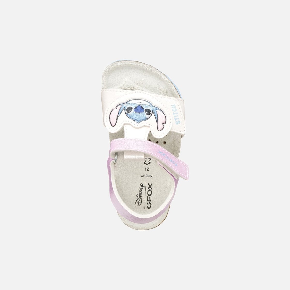 Sandales B SANDAL CHALKI argent/bleu ciel, GEOX