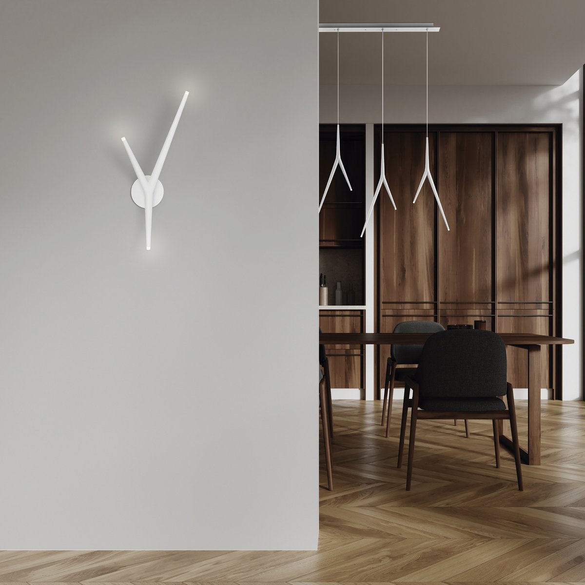 Lampe design en métal, ARRECIFE blanc, MANTRA