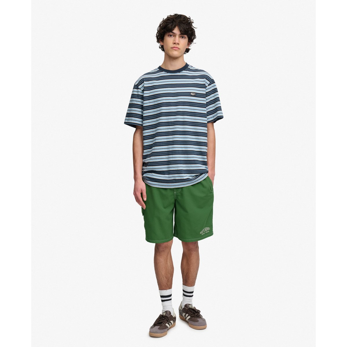 Boardshorts Cargo 19 Pouces vert palme de bananier, SUPERDRY