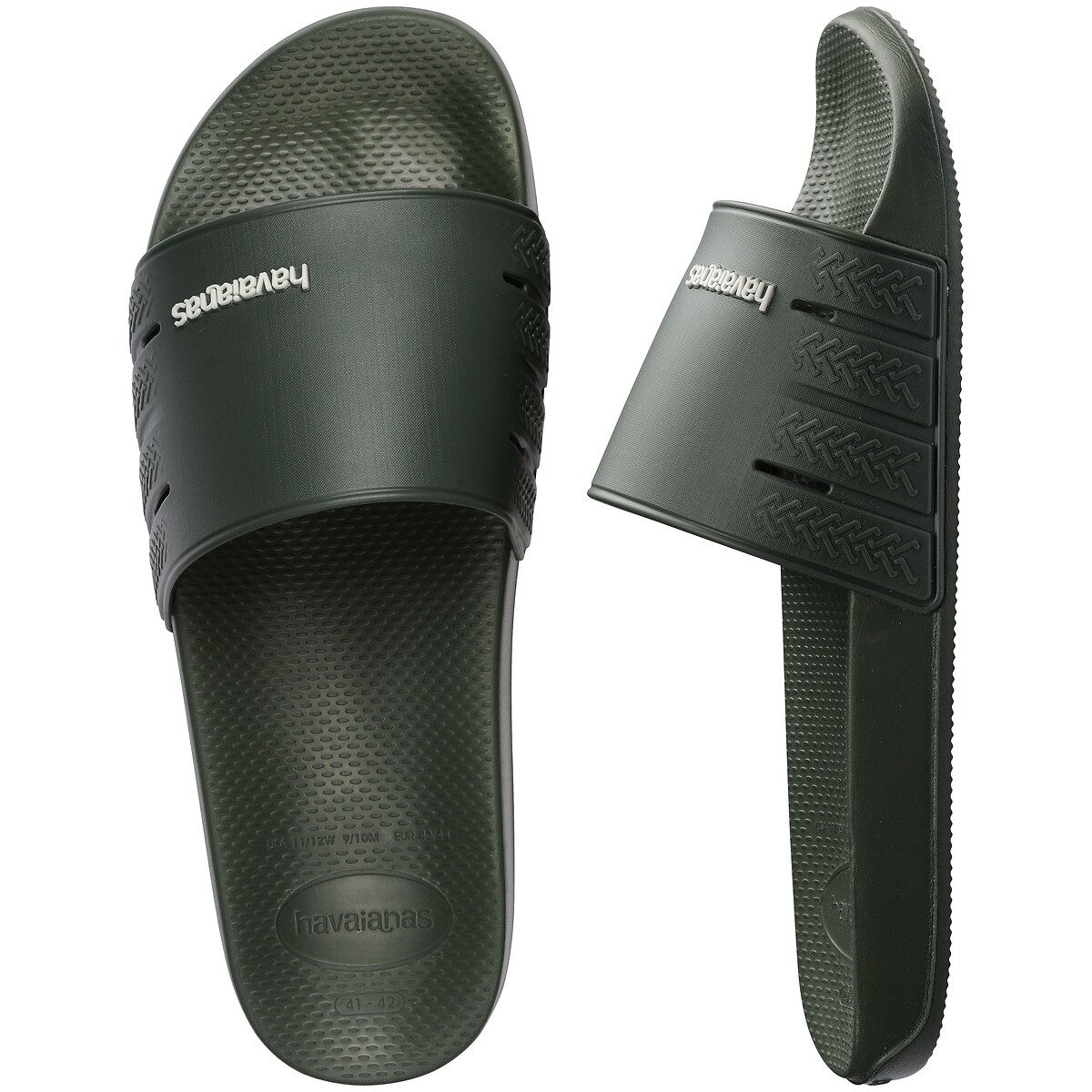 Mules Havaianas Slide Strap kaki, HAVAIANAS
