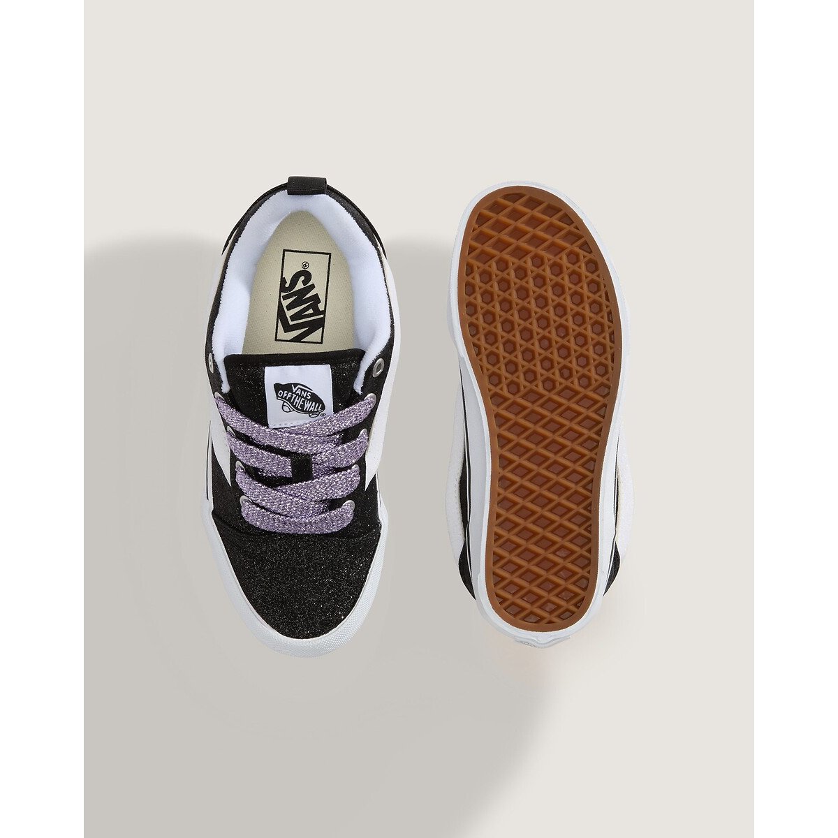Baskets basses, KNU SKOOL GLITTER noir/violet, VANS