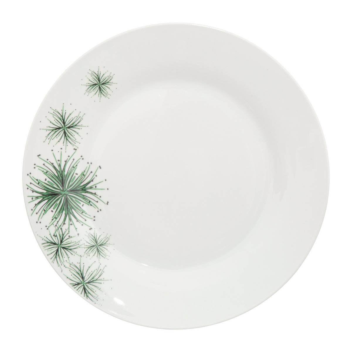 Service de table 18 pièces en céramique BENGAL blanc, SECRET DE GOURMET
