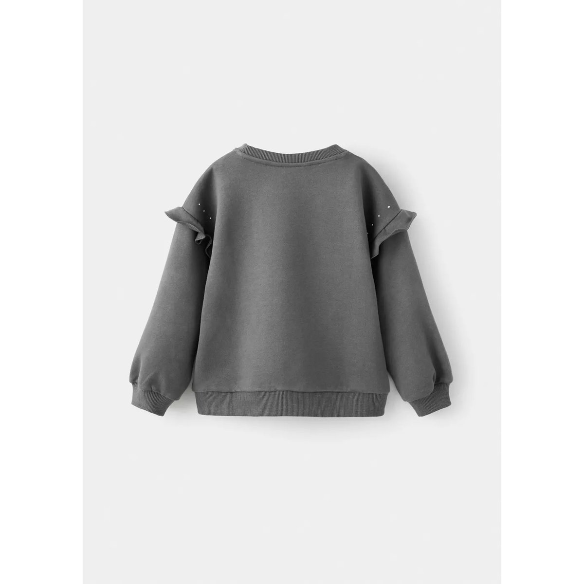 Sweat coton détail clous gris anthracite, MANGO BABY