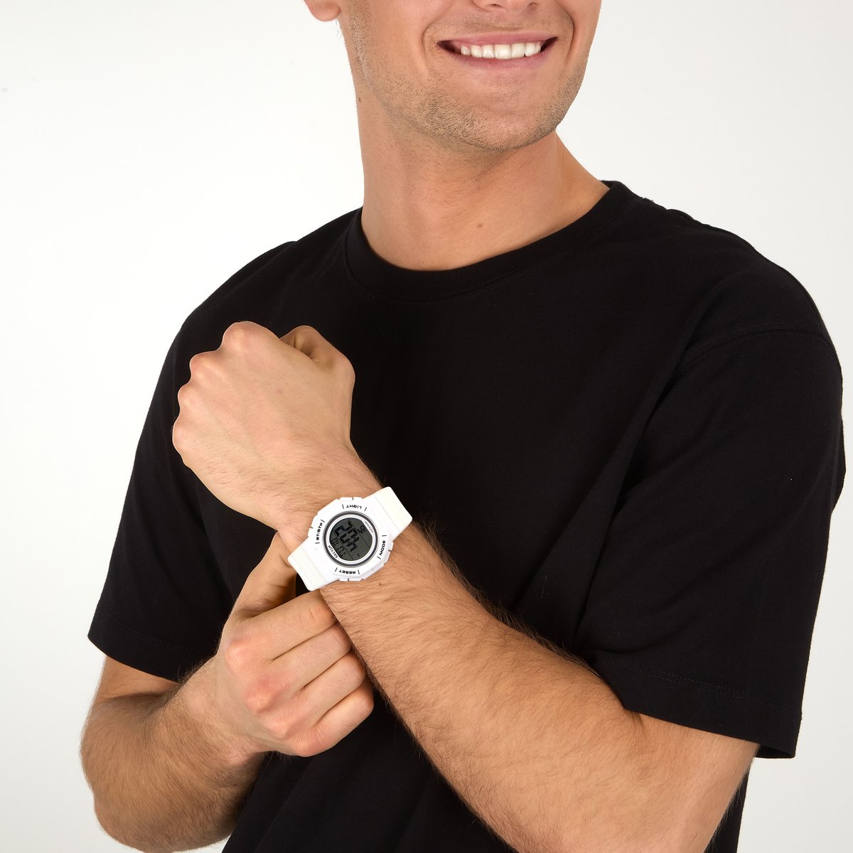 Montre digitale EX-50 blanc, SECTOR NO LIMITS