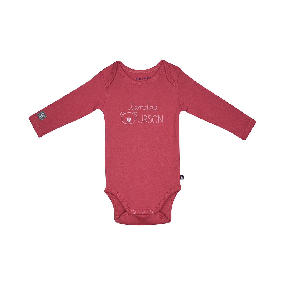 Lot de 3 bodies philae manches longues rose, SUCRE D'ORGE