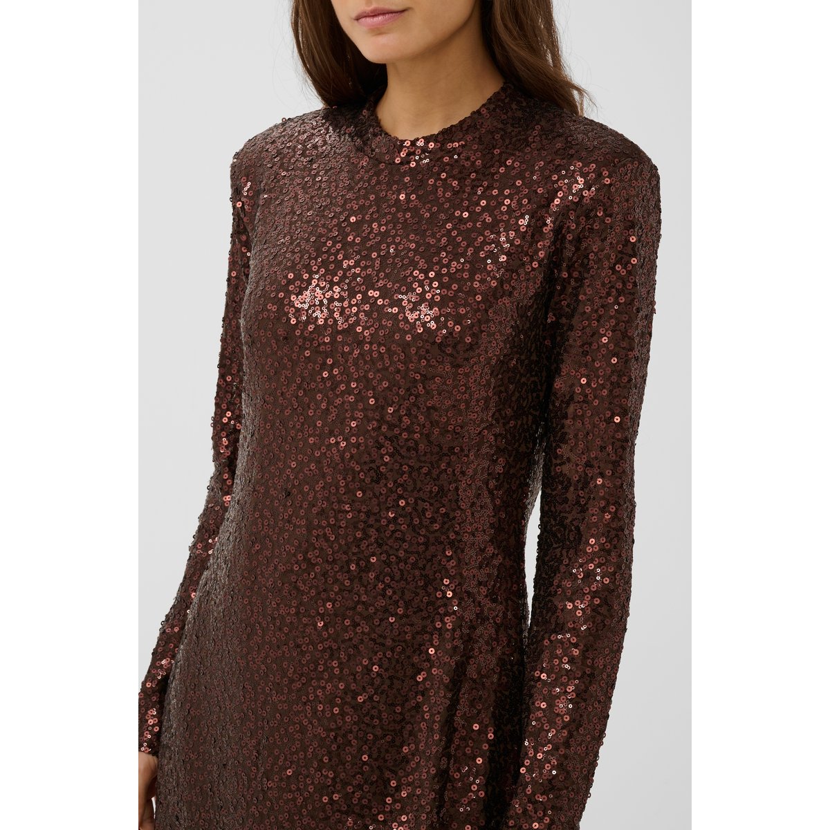 Robe de soirée marron coffee bean, CULTURE
