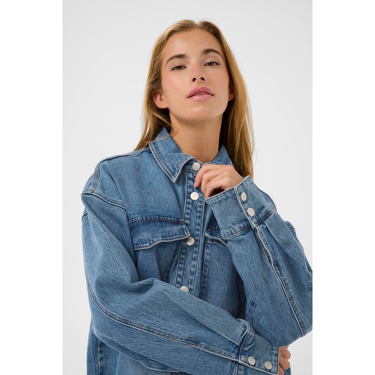 Chemise en jean bleu vintage blue, KAFFE