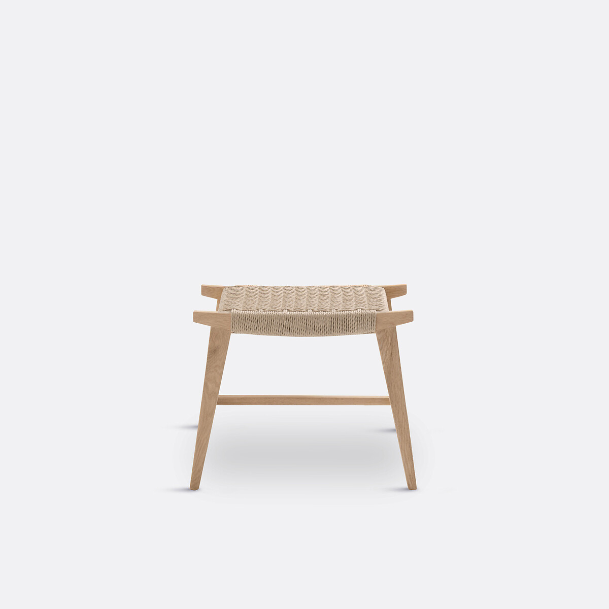 Tabouret chêne et tressage, Kioto naturel, LA REDOUTE INTERIEURS