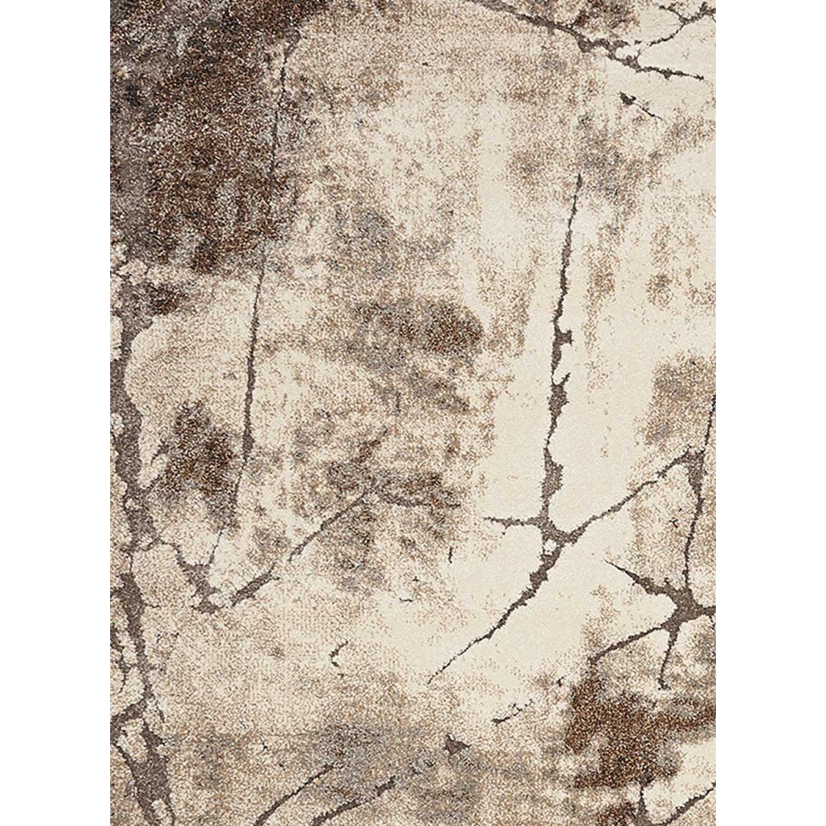 Tapis salon et chambre tissé motif abstrait TERSORE gris, UN AMOUR DE TAPIS