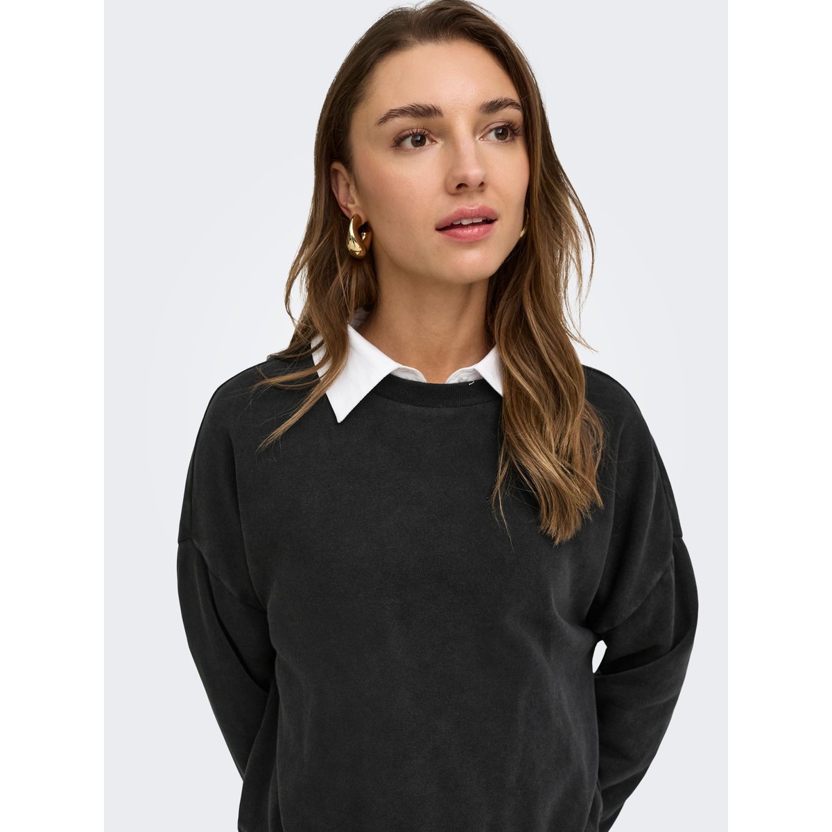 Sweat-Shirt black 1, ONLY