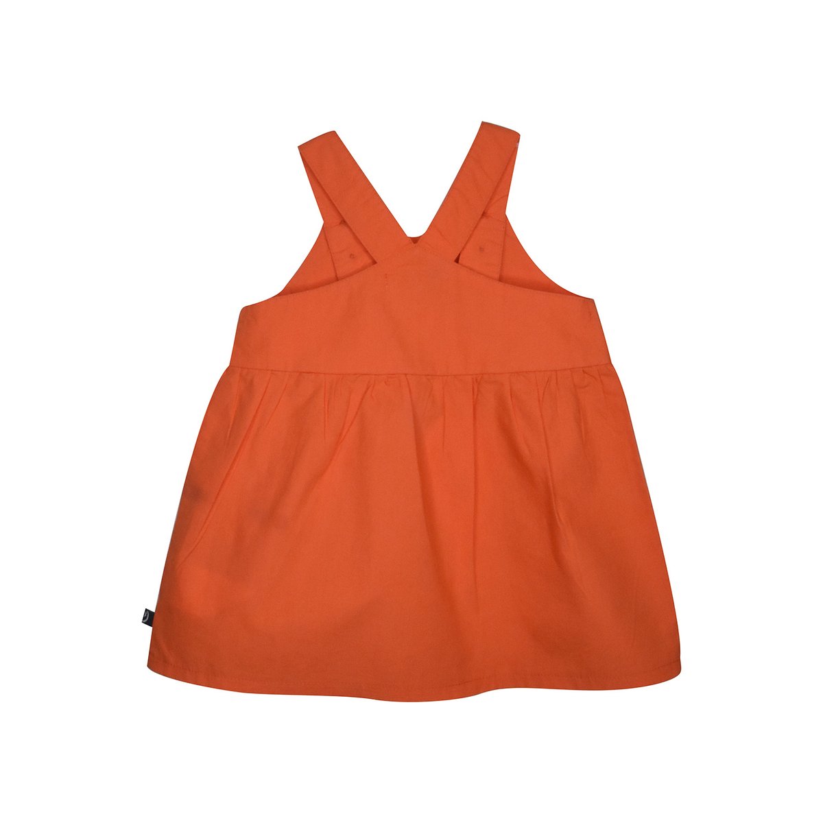 Tee shirt robe laurette popeline bebe orange, SUCRE D'ORGE