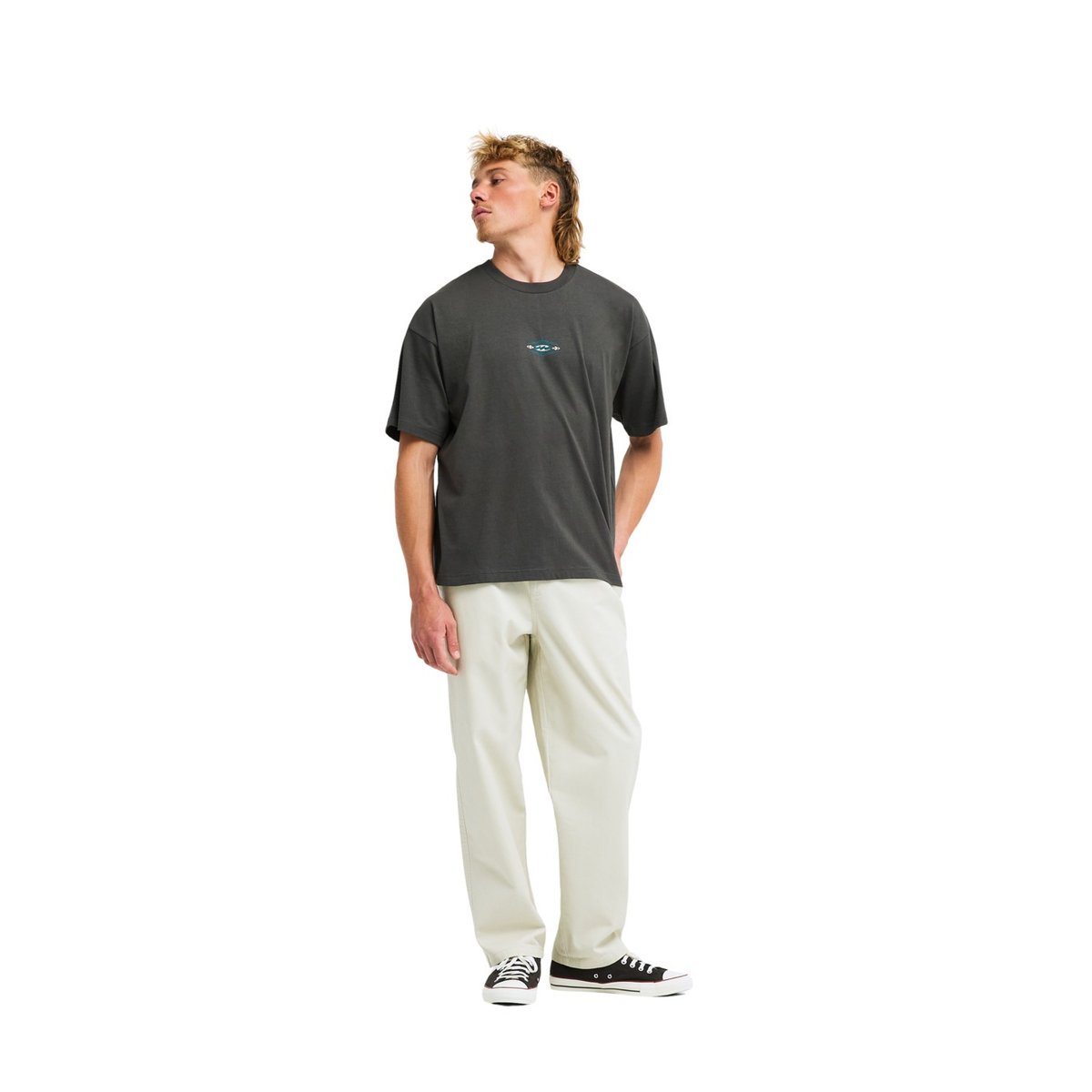 T shirt manches courtes SINCE 73 ALTERNATE OG noir raven, BILLABONG
