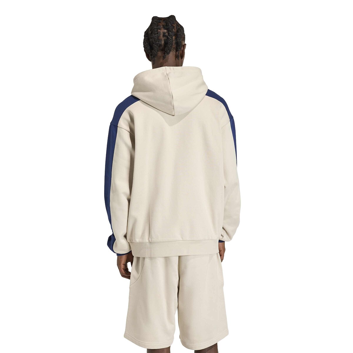 Sweat à capuche collegiate SEASONALS gris/bleu foncé, ADIDAS SPORTSWEAR