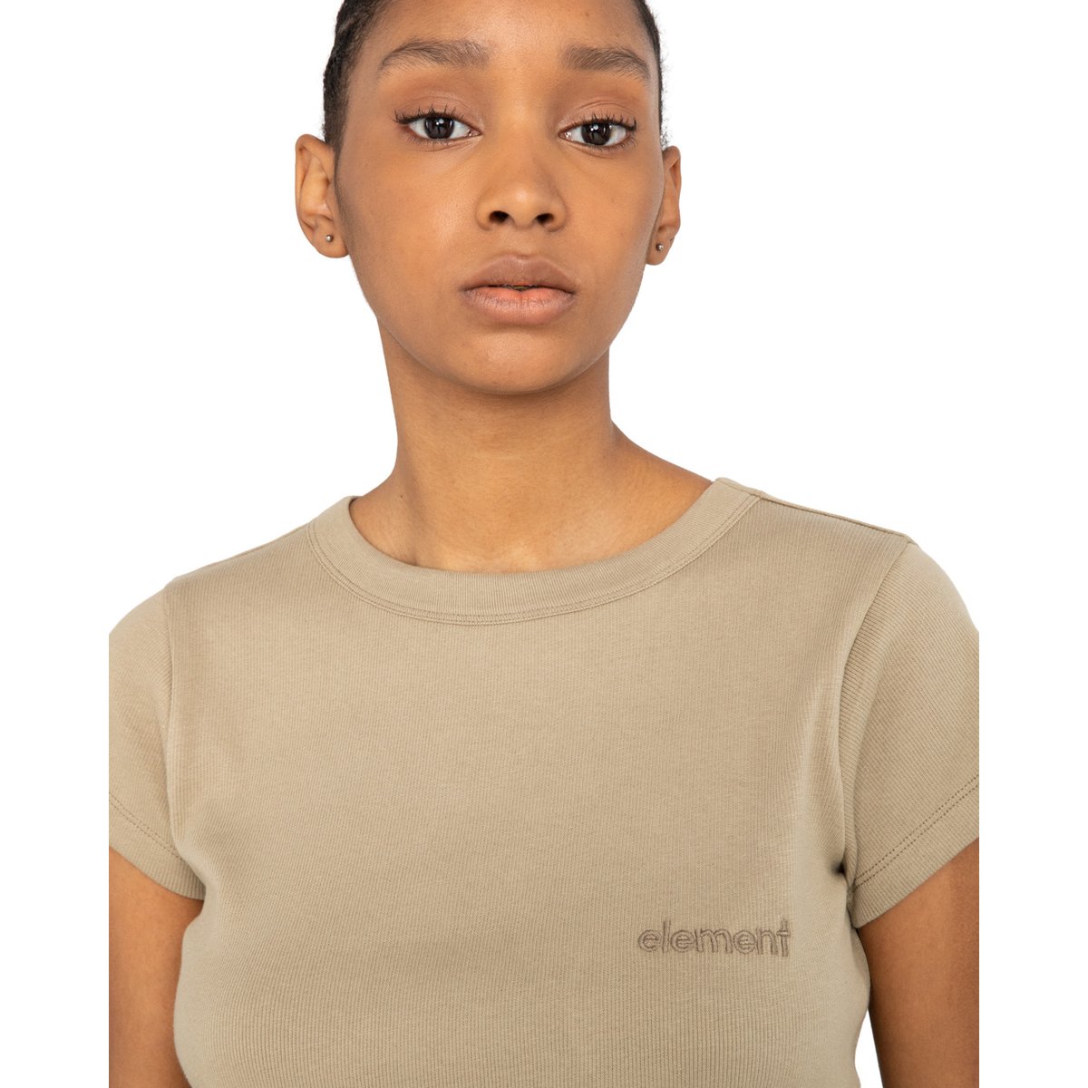 T-shirt YARNHILL marron weathered teak, ELEMENT