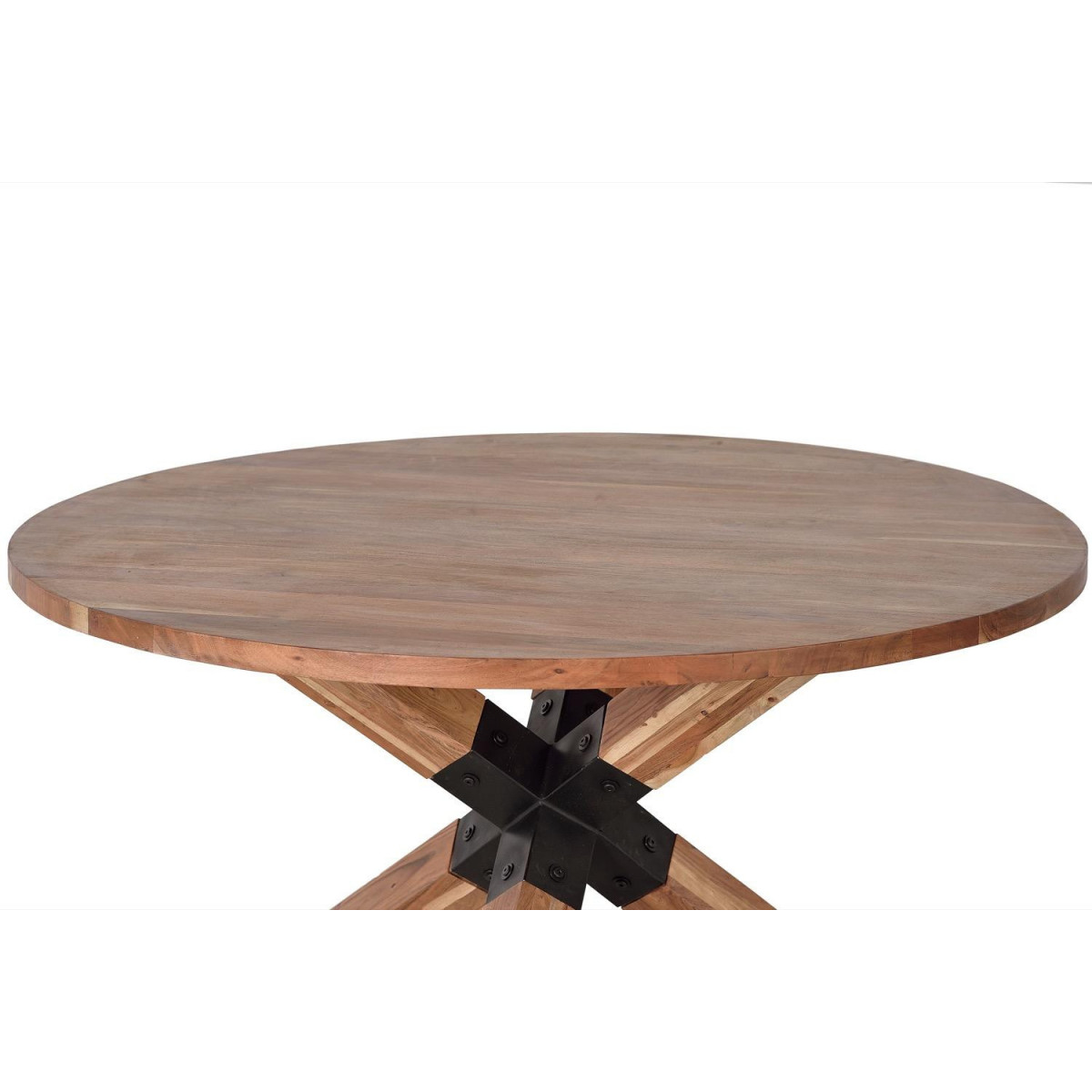 Table à manger - ROSÉLIE marron, DECORATION D’AUTREFOIS