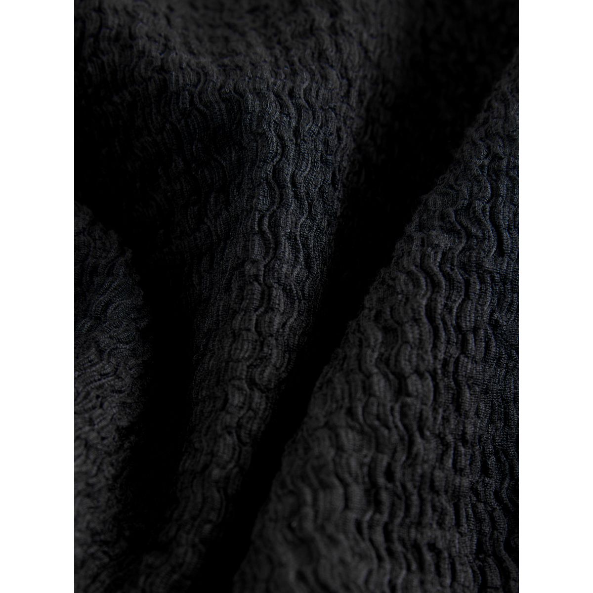 Robe style nuisette en jersey texturée noir, NEXT