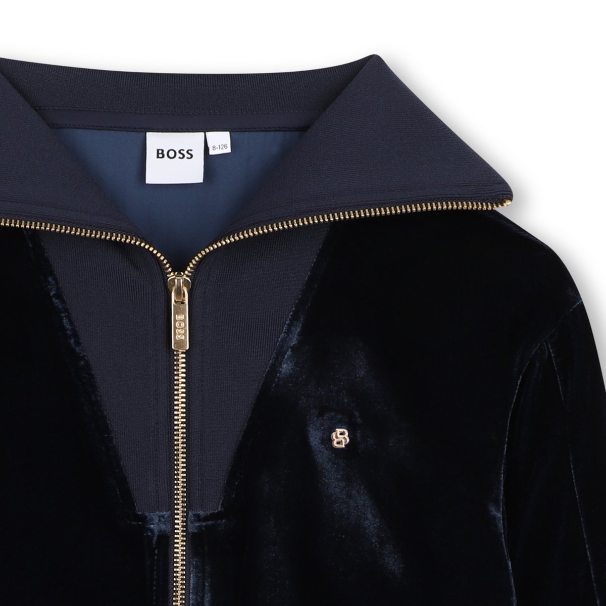 Cardigan de jogging bleu cargo, BOSS KIDSWEAR