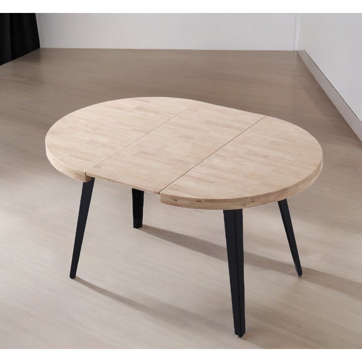 Ensemble repas en bois et 4 chaises Memphis - MATIKA noir, MATHI DESIGN