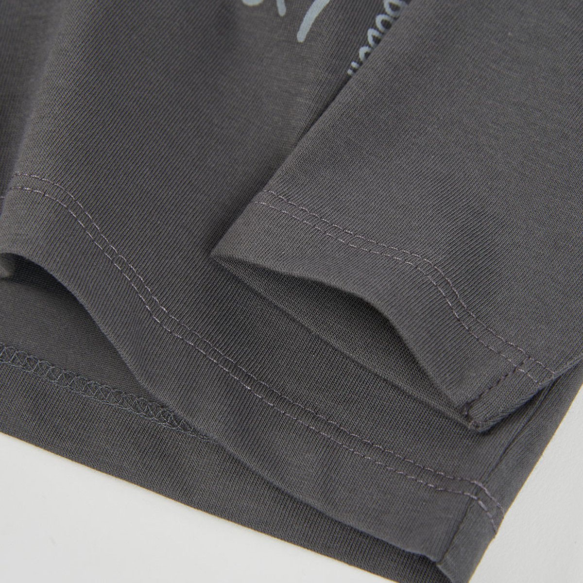 T-shirt en maille garçon imprimé lapin gris, BOBOLI