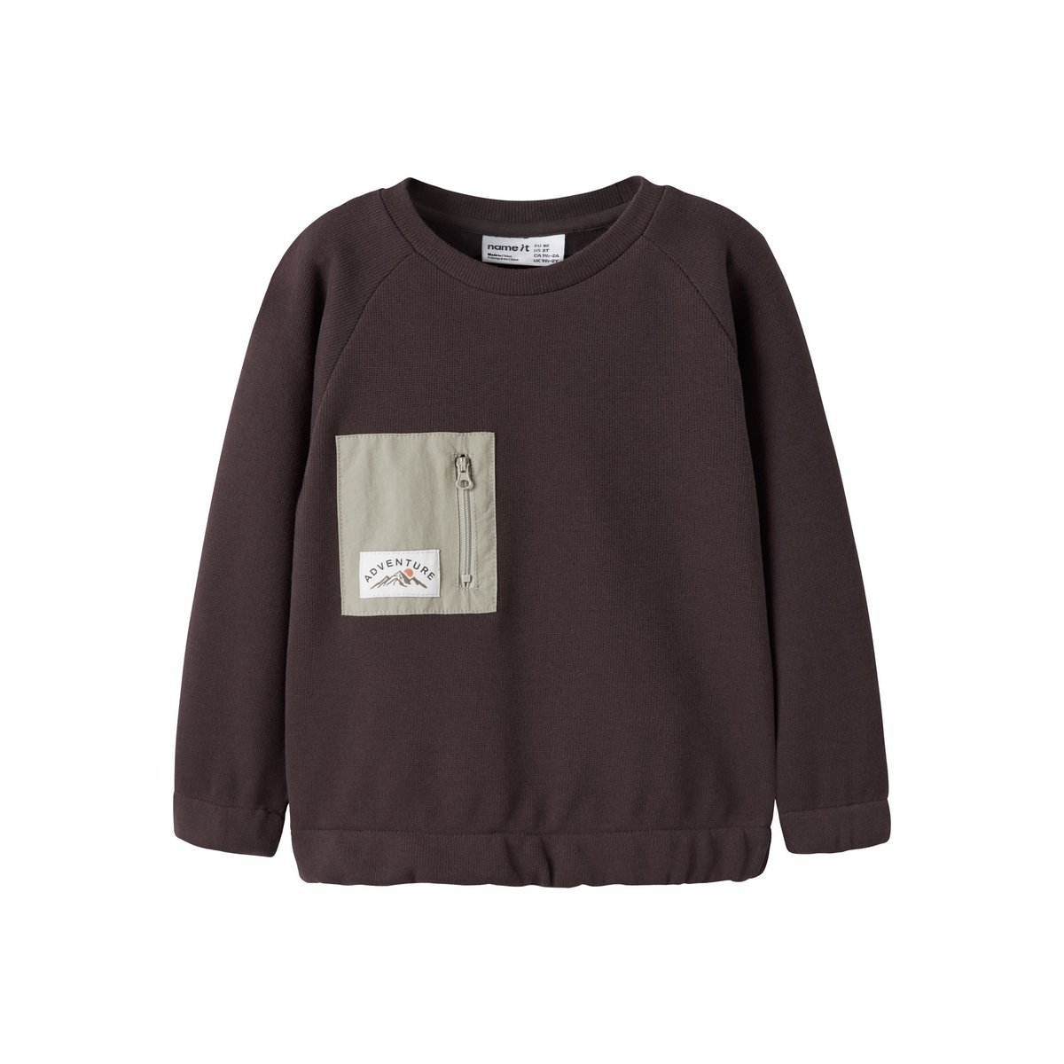 Sweat-Shirt rouge - chocolate plum1, NAME IT
